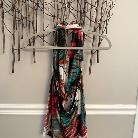 Halter Silk Top, Remain - Picture 8 of 9